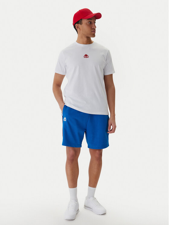 Kappa Kappa T-Shirt 382J2QW Bílá Regular Fit