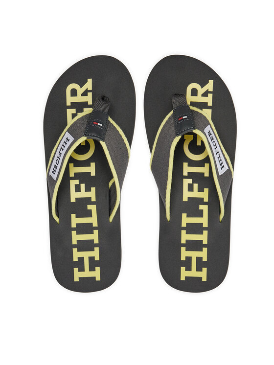 Flip flop Tommy Hilfiger Patch Hilfiger Beach Sandal FM0FM05024 Gri