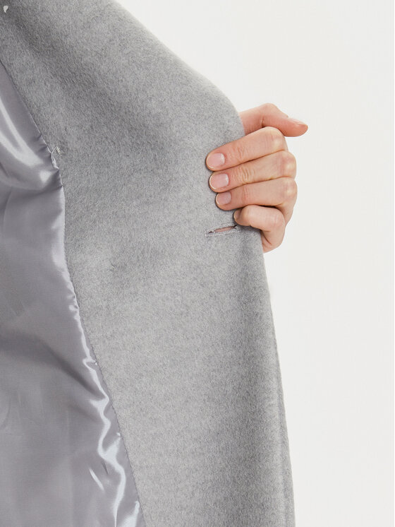 Maryley Maryley Cappotto di transizione 24IB810/15GC Grigio Regular Fit
