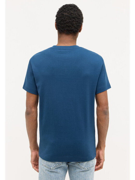 Mustang Mustang T-Shirt ALLEN Niebieski Slim Fit