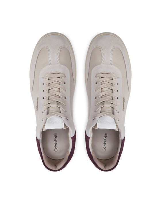Calvin Klein Calvin Klein Tenisice Cupsole Lace Up - Lth Sue Mix HW0HW02435 Bež