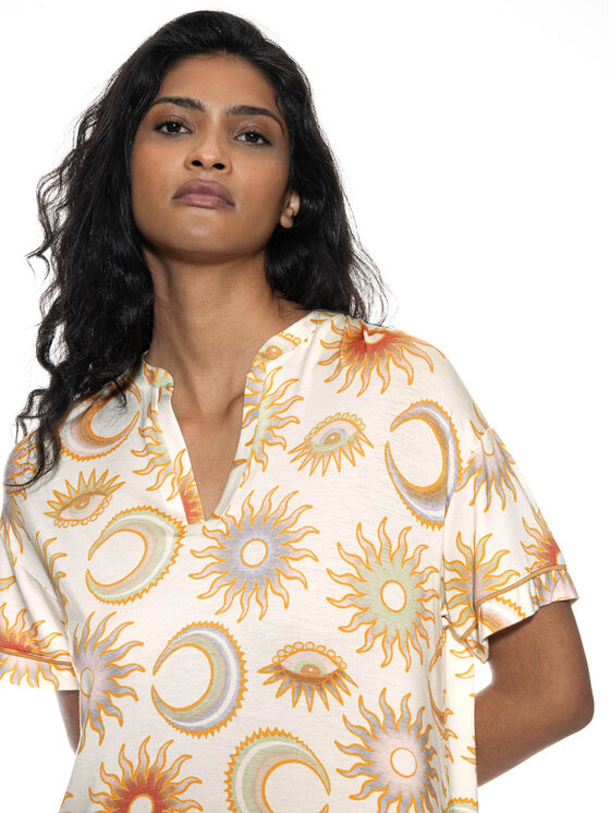 Mey Mey Camicia da notte 1230058 Beige Comfortable Fit