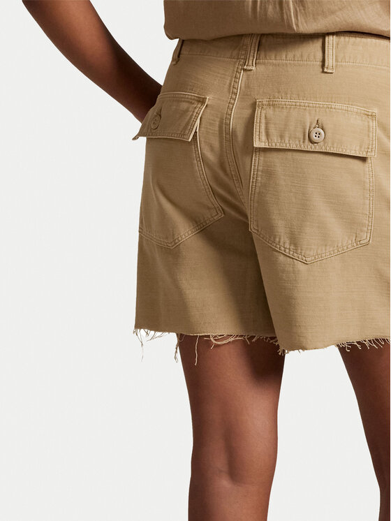 Polo Ralph Lauren Polo Ralph Lauren Pantalon scurți din material 211949934003 Bej Relaxed Fit