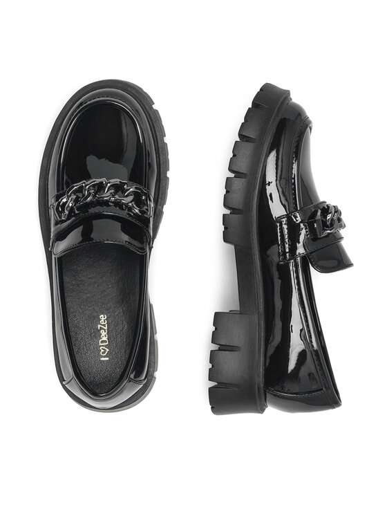 DeeZee DeeZee Loafersy CEO-CS5907-07 Czarny