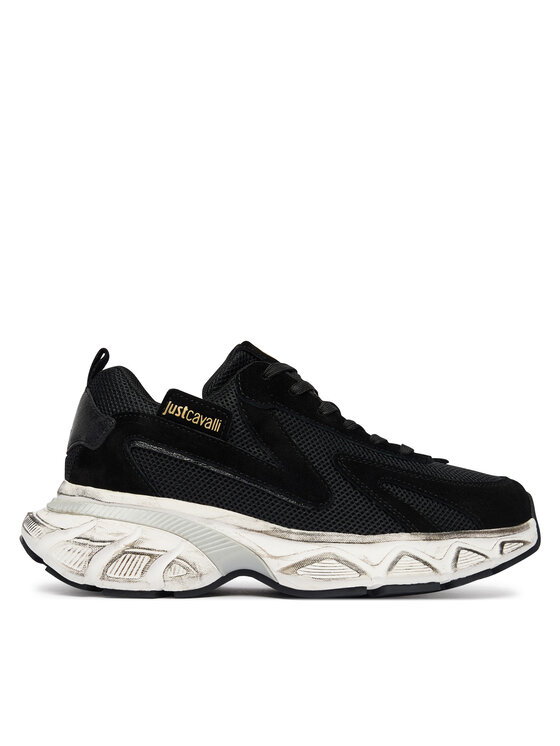 Just Cavalli Just Cavalli Sneakersy 81RA3SC2 ZSF04 Czarny