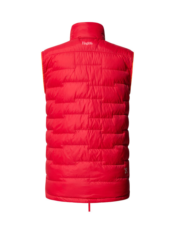 Haglöfs Haglöfs Bezrękawnik ROC Flash Down Vest Women Czerwony Regular Fit