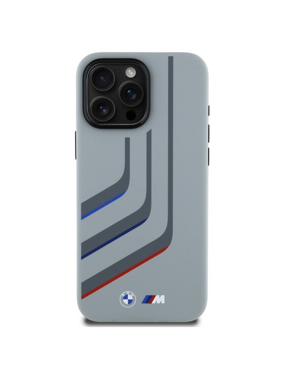 BMW Motorsport BMW Motorsport Etui na telefon Silicone Turning Lines Szary