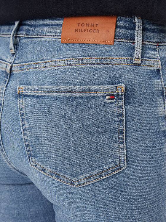 Tommy Hilfiger Tommy Hilfiger Blugi Th Flex Como Skinny Rw Mel WW0WW40633 Albastru Skinny Fit