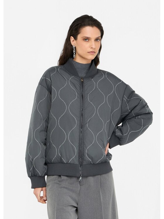 Liu Jo Liu Jo Giubbotto piumino CF5237T280209001 Grigio Regular Fit