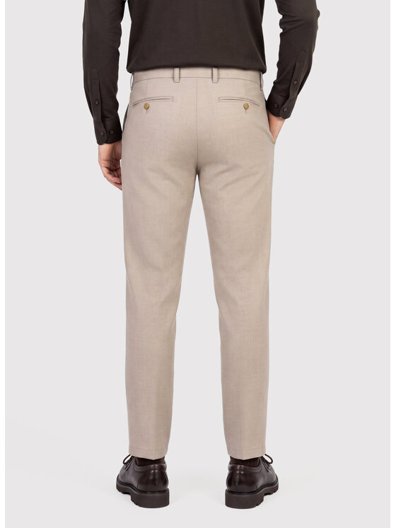 Pako Lorente Pako Lorente Chinosy P26WF-WX-005 Beżowy Regular Fit