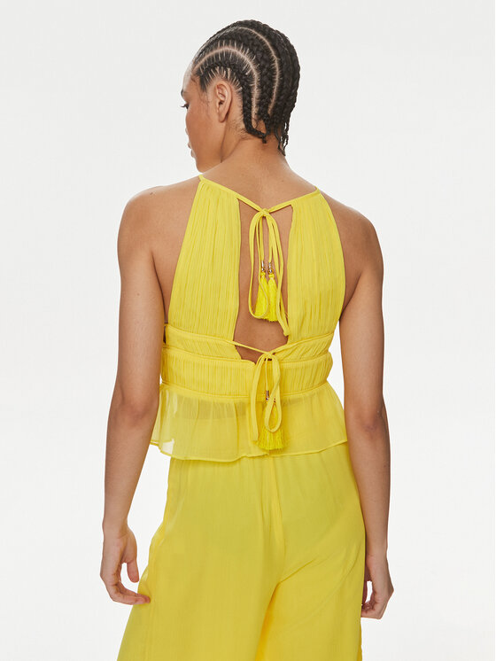 Patrizia Pepe Patrizia Pepe Τοπ 2C1540/A061-Y447 Κίτρινο Regular Fit