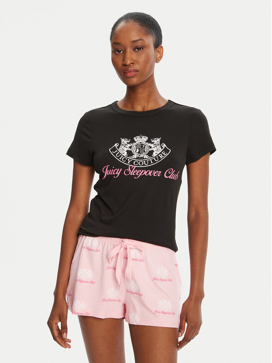 Juicy Couture Juicy Couture Pidžama Sleepover Club JCLPJ225501 Ružičasta Regular Fit