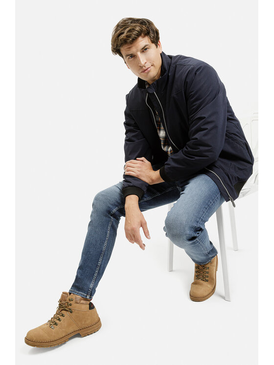 Cross Jeans Cross Jeans Kurtka zimowa 40306-001 Granatowy Regular Fit