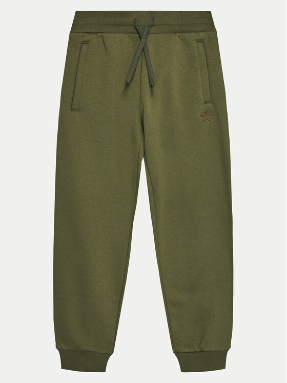 adidas adidas Pantaloni trening Boyfriend IX7645 Verde Loose Fit