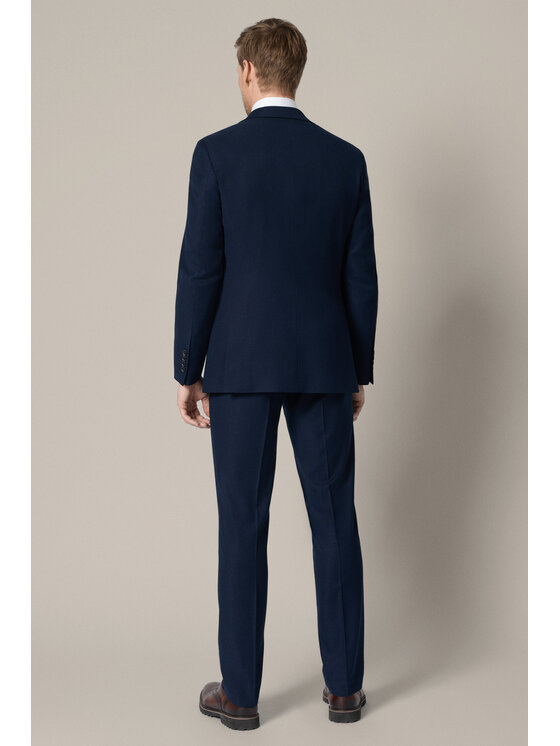 Lancerto Lancerto Garnitur Valdepenas GA073126000021 Granatowy Slim Fit