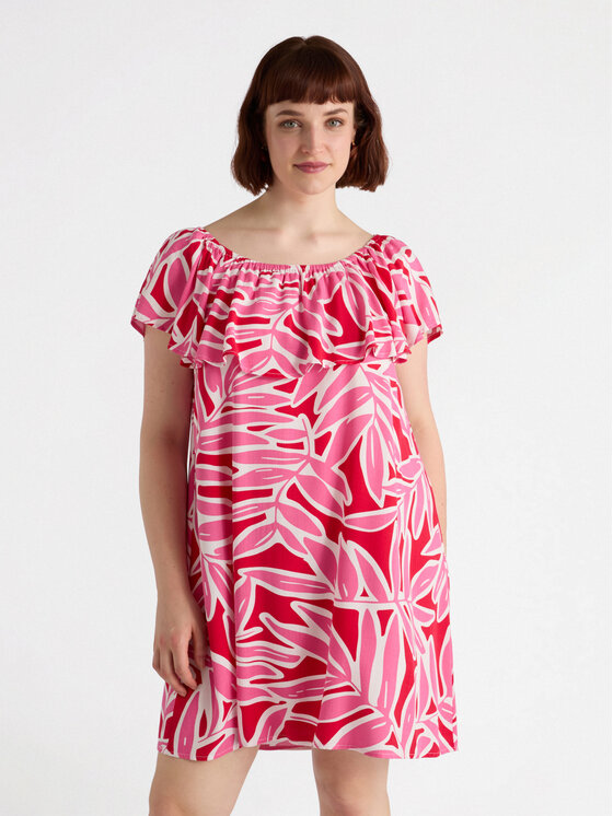 Fiorella Rubino Fiorella Rubino Sukienka codzienna 7462L001141N0S6 Czerwony A-Line Fit