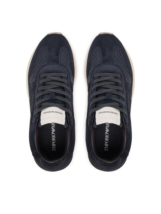 Emporio Armani Emporio Armani Sneakersy EM003740 AF19728 ZB005 Granatowy