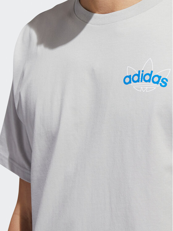 adidas adidas T-Shirt Athletic Club HI2971 Szary Regular Fit