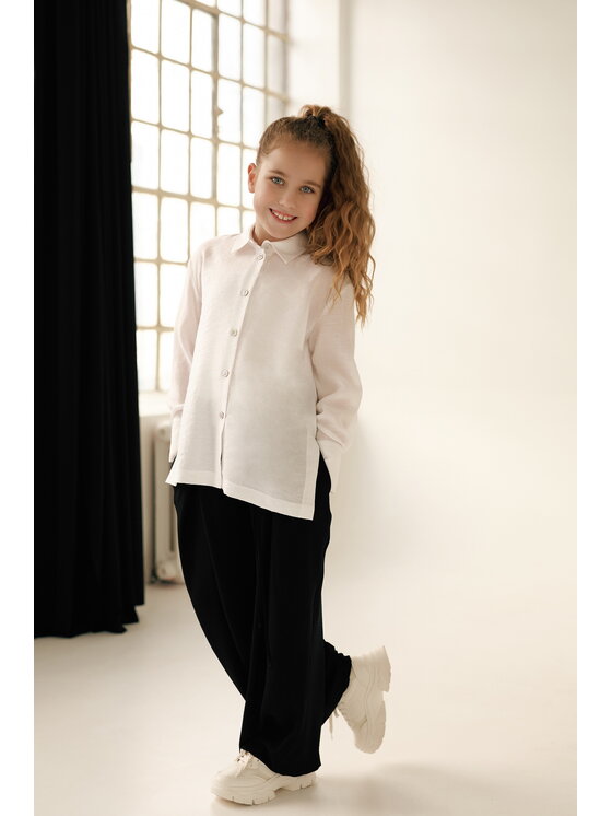 SLY SLY Spodnie materiałowe 5S-402A Czarny Comfortable Fit