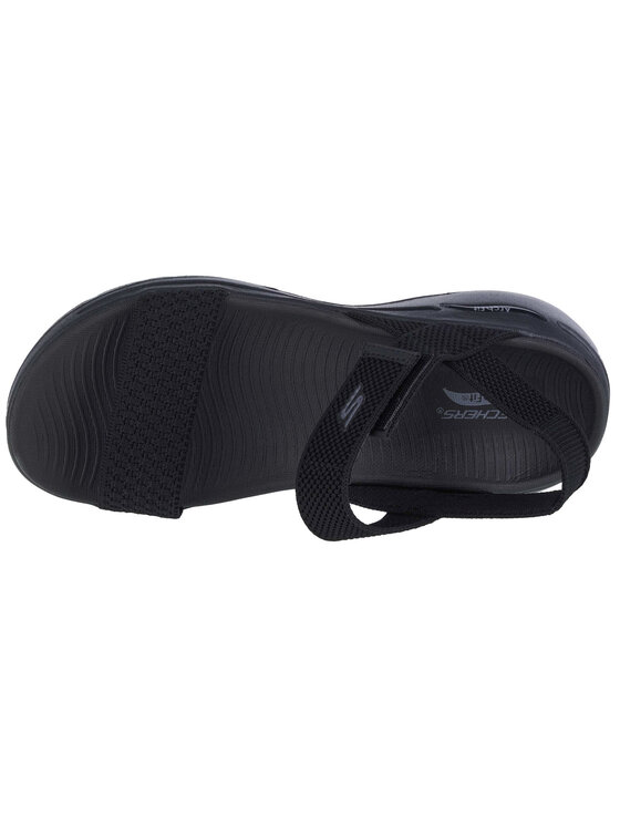 Skechers Skechers Sandali Go Walk Arch Fit Sandal - Polished Nero