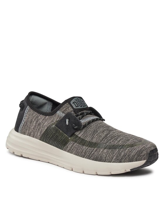 Hey Dude Hey Dude Poltopánky Sirocco Dual Knit 40184-030 Sivá