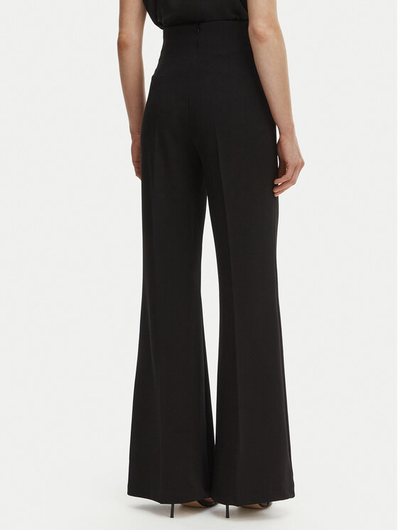 Rinascimento Rinascimento Pantaloni palazzo CFC0020264002 Negru Flare Fit