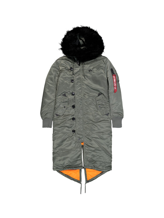 Alpha Industries Alpha Industries Parka 198013 Zielony Regular Fit