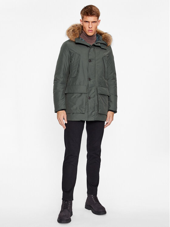 Bomboogie Bomboogie Geacă din puf CM 228P T GKG3 Verde Regular Fit