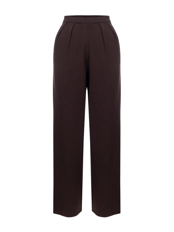 Deni Cler Milano Deni Cler Milano Spodnie dresowe T-DC-550D-F5-90-70-1 Brązowy Loose Leg