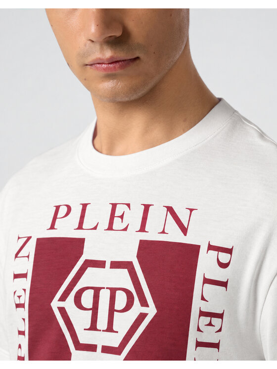 PHILIPP PLEIN PHILIPP PLEIN T-Shirt 31676 Biały Regular Fit