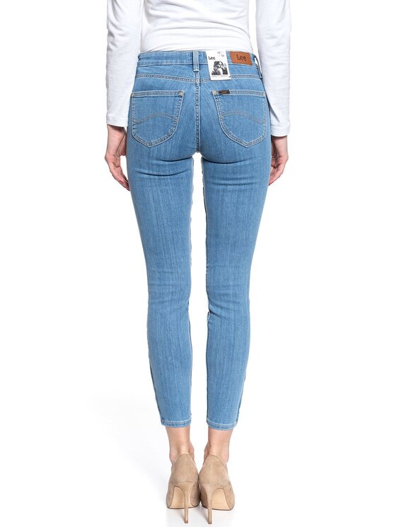 Lee Lee Jeans SCARLETT CROPPED Blu Skinny Fit