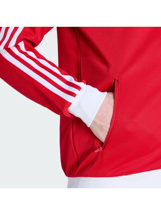 adidas adidas Bluza CLASSIC Czerwony Slim Fit