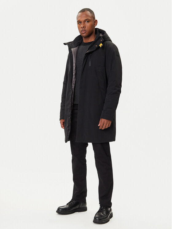 Parajumpers Parajumpers Cappotto invernale Easy 25WMPMJKBC03 Nero Regular Fit