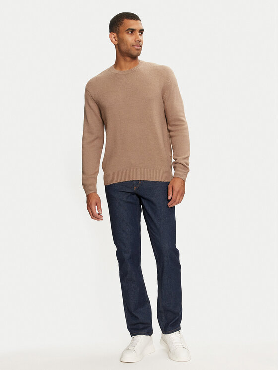 Only & Sons Only & Sons Sweter Anthony 22029798 Beżowy Regular Fit