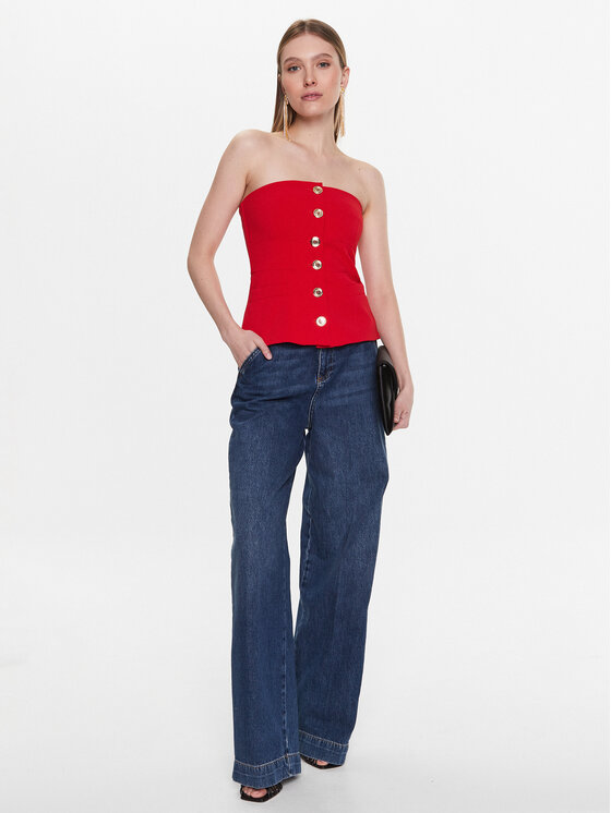 PINKO Pinko Felső 100112 7624 Piros Slim Fit
