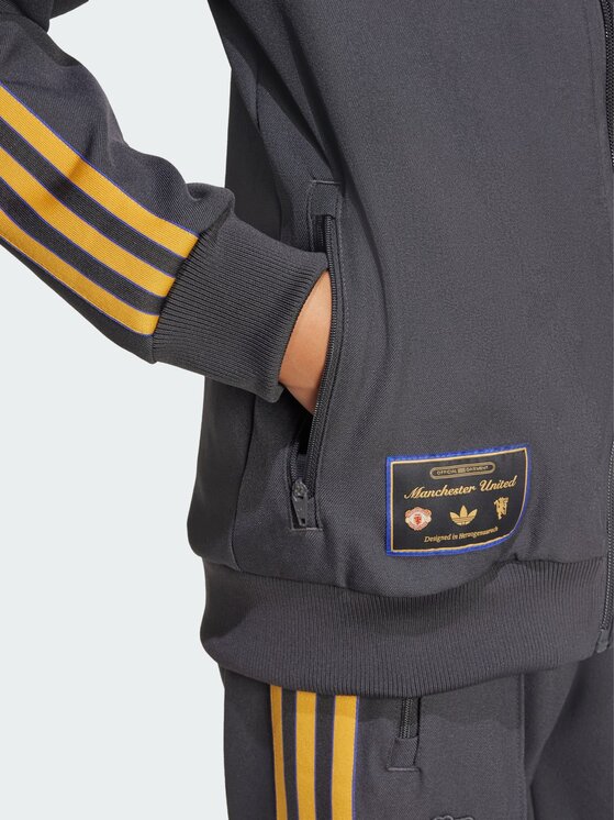 adidas adidas Kurtka wielofunkcyjna Manchester United Terrace Icons Czarny Regular Fit