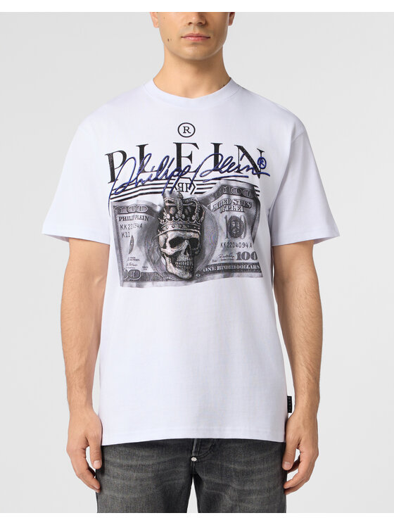 PHILIPP PLEIN PHILIPP PLEIN T-shirt 31102 Bianco Regular Fit