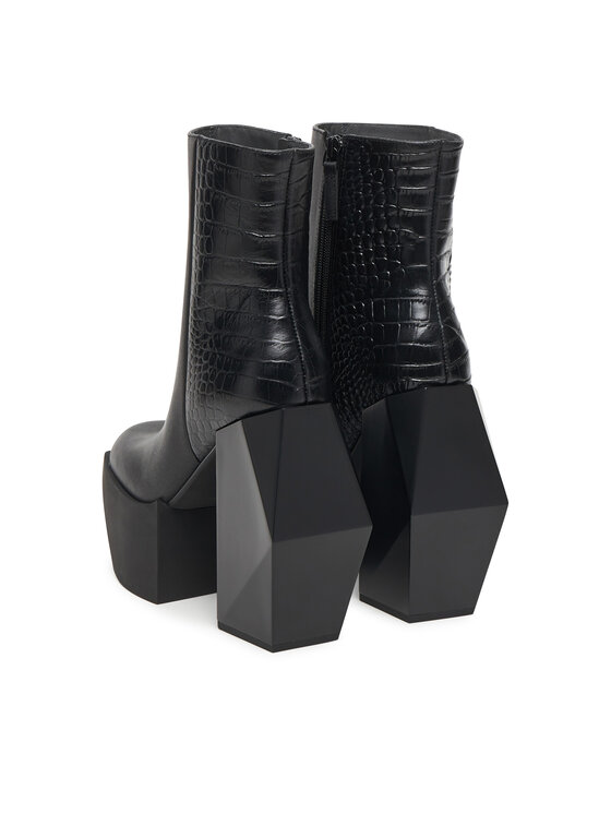 United Nude United Nude Polokozačky Stage Boot 1075384927 Černá