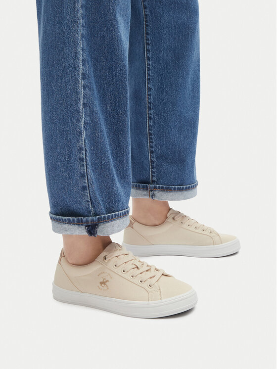 Beverly Hills Polo Club Beverly Hills Polo Club Sneakers aus Stoff V12-839 Beige