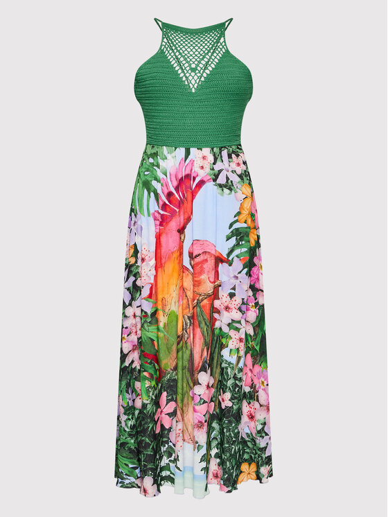 Desigual Desigual Suvekleit Parrot 22SWMW10 Värviline Regular Fit