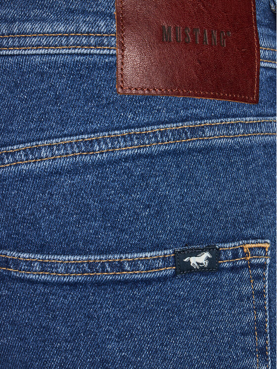 Mustang Mustang Jeansy 1014863 Granatowy Slim Leg