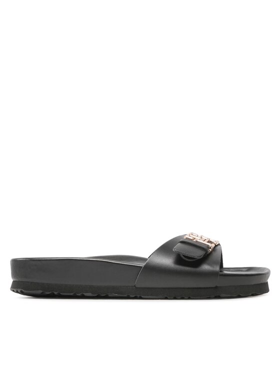Tommy Hilfiger Tommy Hilfiger Чехли Th Mule Sandal FW0FW07134 Черен