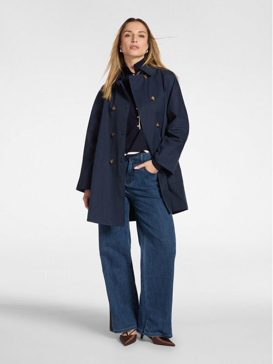 Elena Mirò Elena Mirò Cappotto invernale F239P000182N034 Blu A-Line Fit