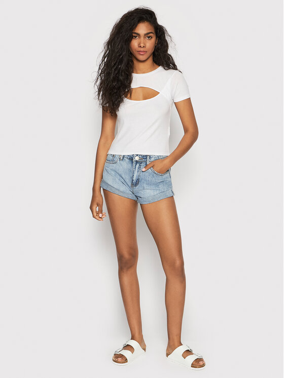 Blusa LTS-36HINCH Bianco Slim Fit