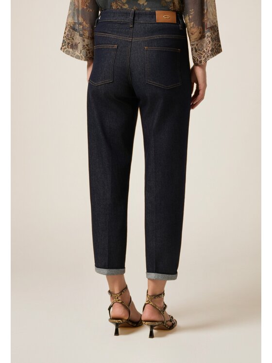 Oltre Oltre Jeans P419R008697N034 Blu Regular Fit