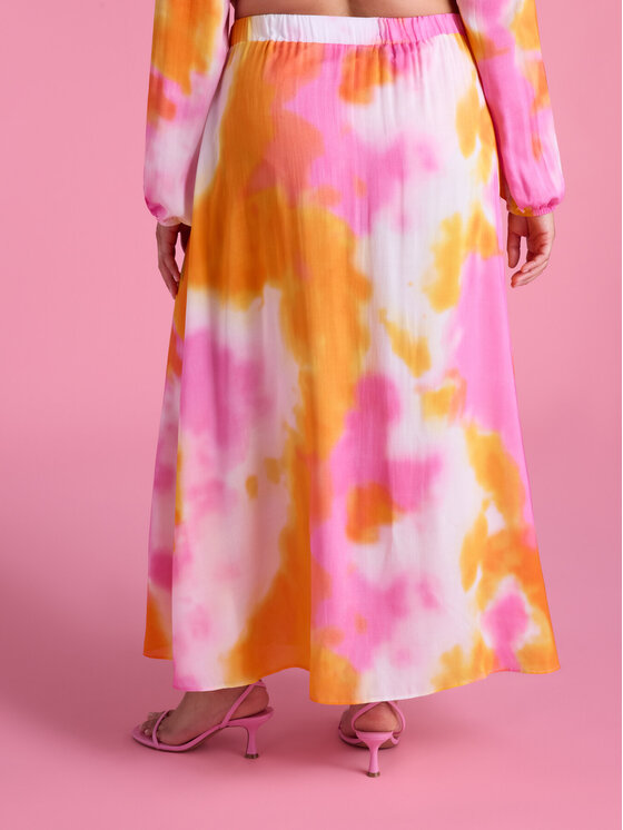 Fiorella Rubino Fiorella Rubino Gonna maxi 1208L000498N0S7 Rosa A-Line Fit