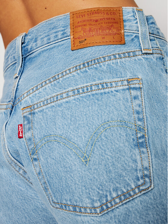 Levi's® Levi's® Szorty jeansowe 501 High-Waisted 56327-0086 Błękitny Regular Fit