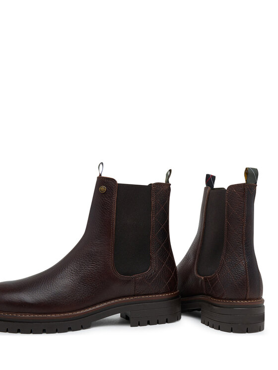 Barbour Barbour Kotníková obuv s elastickým prvkem Evie LFO0575BR96 Hnědá