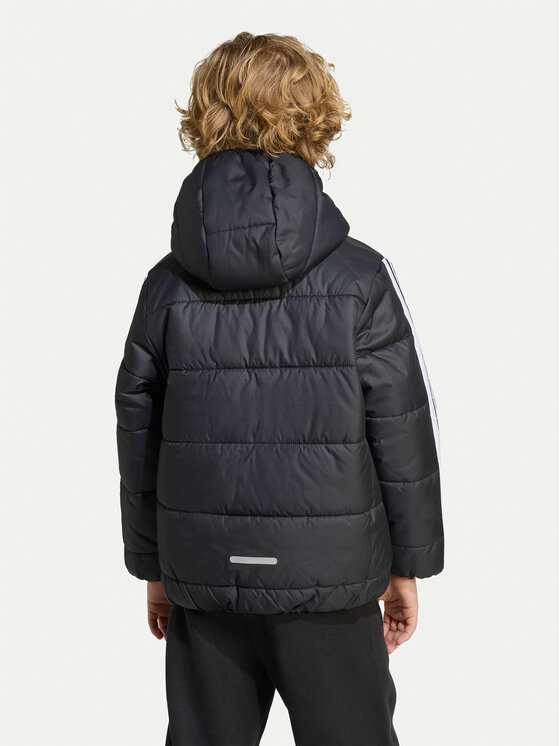 adidas adidas Зимно яке Essentials 3-Stripes JW2443 Черен Regular Fit