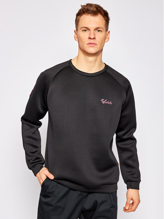 Felpa Surf Vibe Nero Regular Fit